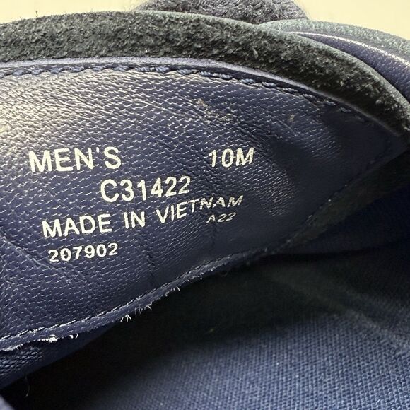 Cole Haan GrandPro Rally Sneakers Shoes Mens 10 M Blue Nubuck Leather Laser Cut - Picture 12 of 16